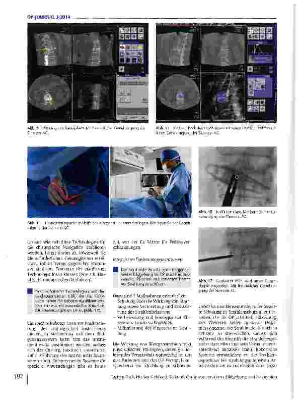 Vorschauseite 5: Zukunft der intraoperativen Bildgebung und Navigation