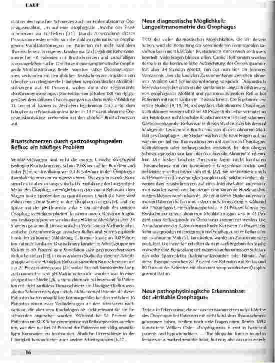 Vorschauseite 4: Der nicht kardiale Thoraxschmerz Differentialdiagnose und -therapie