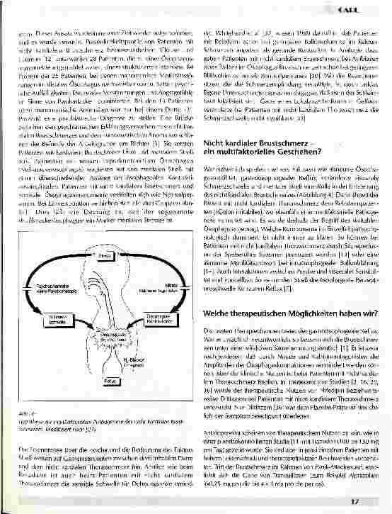 Vorschauseite 5: Der nicht kardiale Thoraxschmerz Differentialdiagnose und -therapie