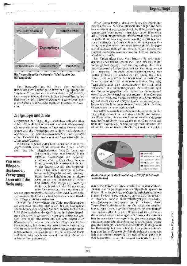 Vorschauseite 2: Tagespflege Leistungsspektrum und Bedarfsermittlung