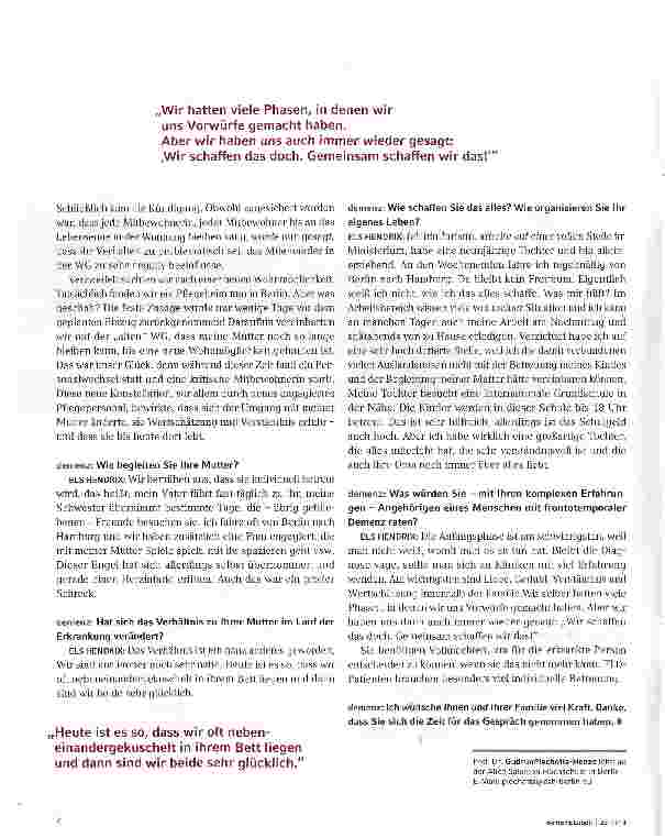 Vorschauseite 3: Am wichtigsten sind Liebe, Geduld und Verständnis