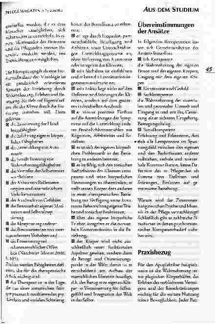 Vorschauseite 2: Psychomotorische Kompetenz in der Pflege