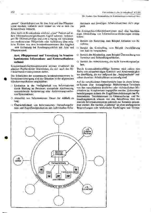 Vorschauseite 4: Das Krankenhaus im Komminikationsverbund