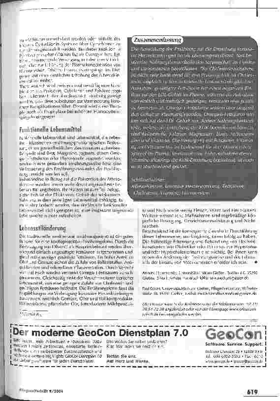 Vorschauseite 3: Gesund essen - gewusst wie? Die Bedeutung der Ernährung für koronare Herzerkrankungen