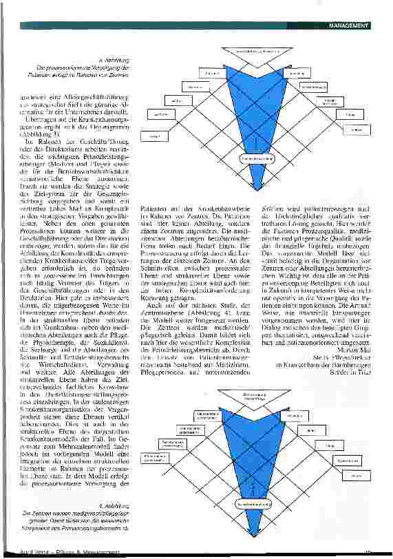 Vorschauseite 3: Vom Meta-Modell zur tatsächlichen Krankenhausorganisation