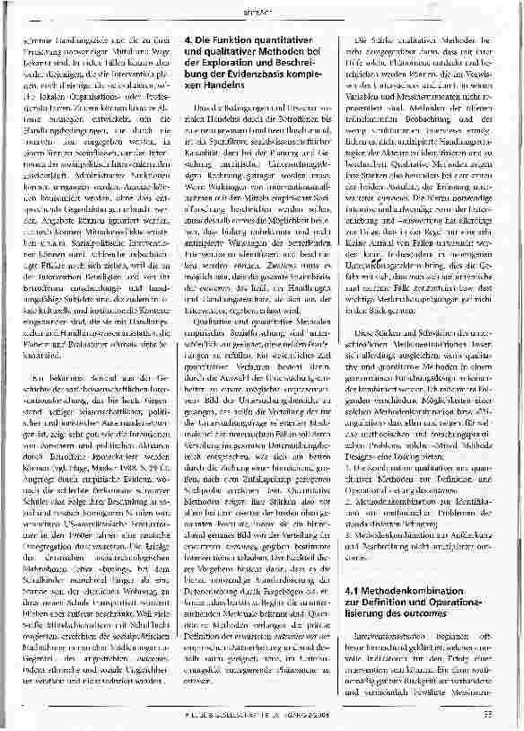 Vorschauseite 4: Empirische Sozialforschung zur Evidenzbasierung komplexen sozialen Handelns - Handlungstheorien und methodologische Grundlagen