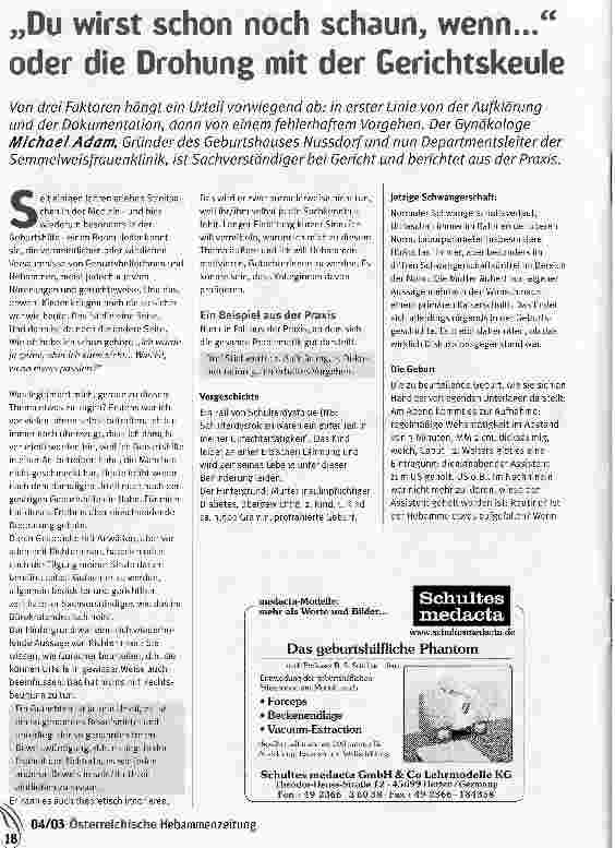 Vorschauseite 1: Du wirst schon noch schaun, wenn... oder die Drohung mit der Gerichtskeule