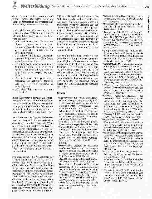 Vorschauseite 6: Praxisnahes Lernen in der Fachweiterbildung Anästhesieund Intensivpflege
