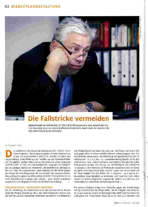 Vorschauseite 1: Die Fallstricke vermeiden