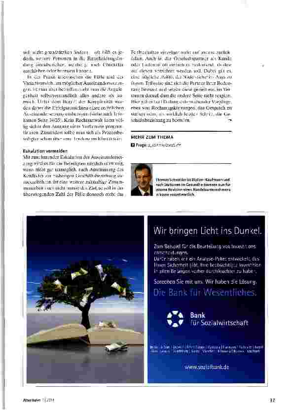Vorschauseite 4: Reden statt klagen
