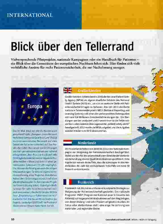 Vorschauseite 1: Blick über den Tellerrand