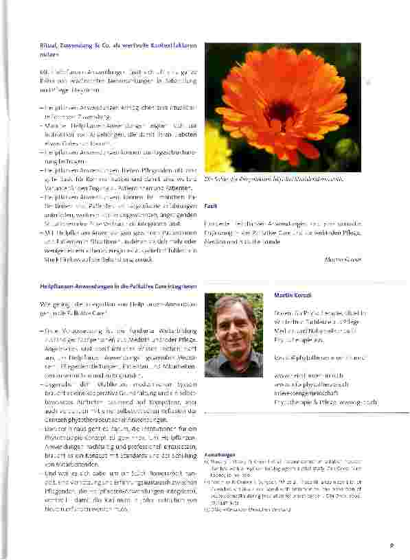 Vorschauseite 4: Phytotherapie in der Palliative Care