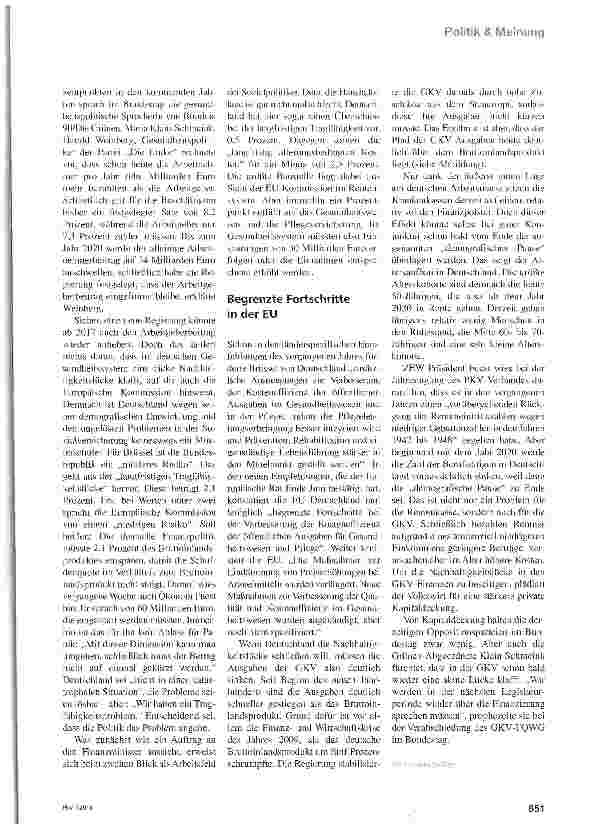Vorschauseite 2: Die Lücke bleibt