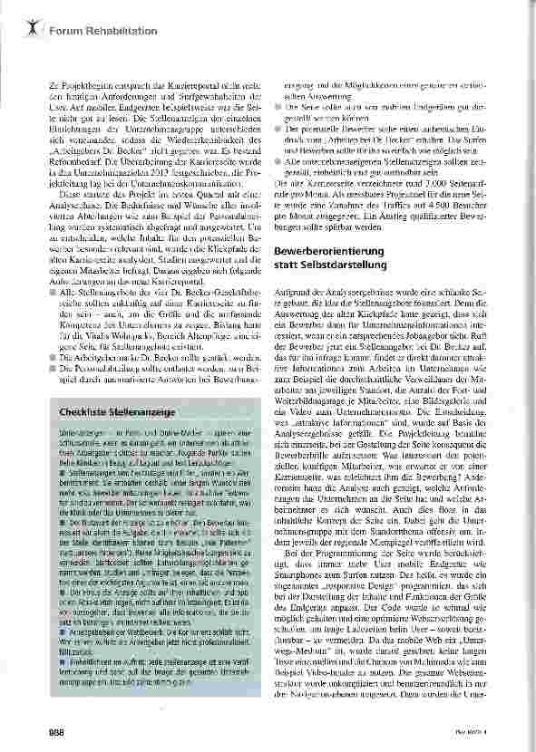 Vorschauseite 2: Den Bewerber umwerben
