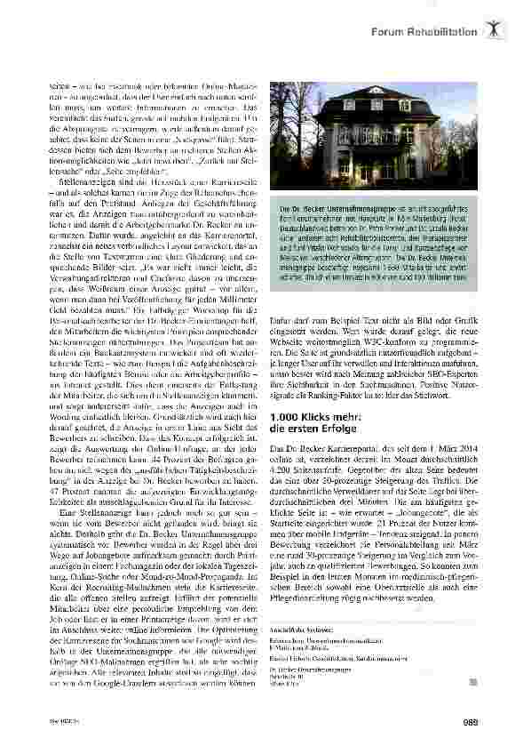 Vorschauseite 3: Den Bewerber umwerben