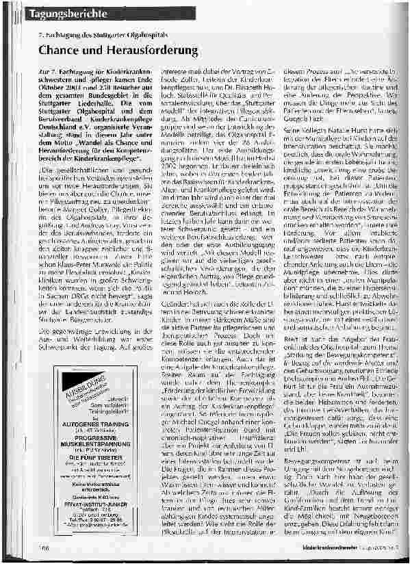 Vorschauseite 1: Chance und Herausforderung