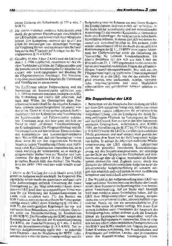 Vorschauseite 3: Die LKG - auf dem Weg zur Körperschaft des öffentlichen Rechts?