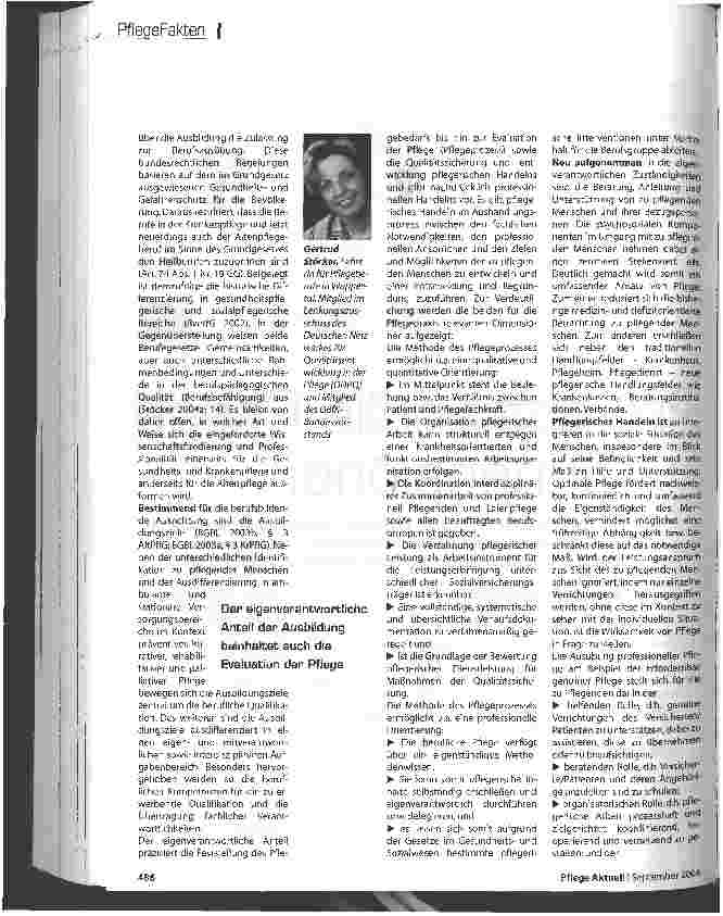 Vorschauseite 2: Professionelle Pflege Dimensionen