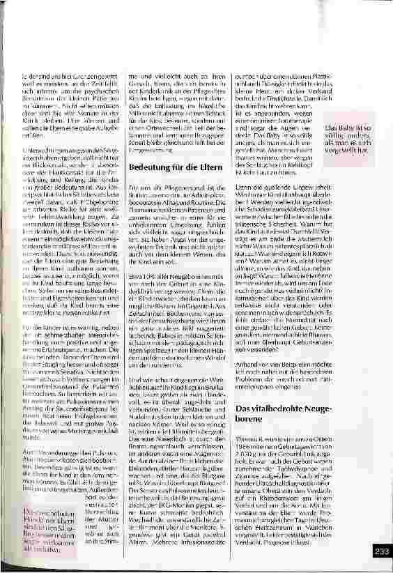 Vorschauseite 4: Eltern auf der neonatologischen Intensivstation Facharbeit