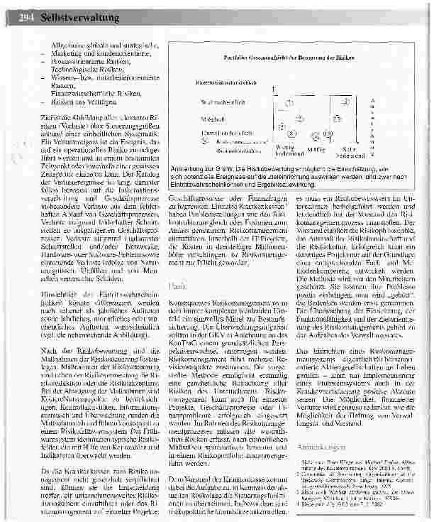 Vorschauseite 3: Frühwarnund Uberwachungssystem als Teildes Risikomanagements der GKV-Selbstverwaltung