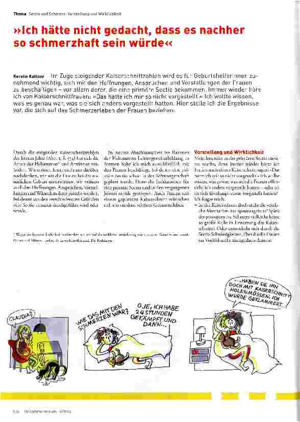 Vorschauseite 1: Ich hätte nicht gedacht, dass es nachher so schmerzhaft sein würde
