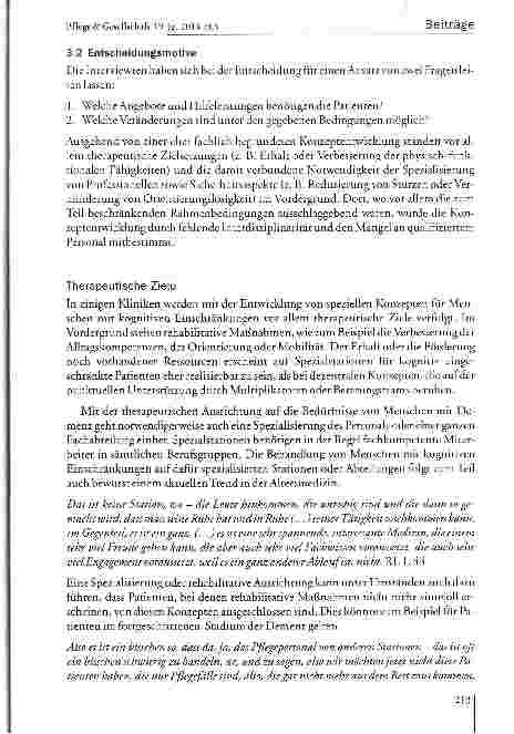 Vorschauseite 5: Der Prozess der Entwicklung und Umsetzung von demenzspezifischen Konzepten in Krankenhäusern - eine qualitative Untersuchung