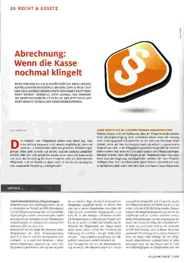 Vorschauseite 1: Abrechnung: Wenn die Kasse nochmal klingelt