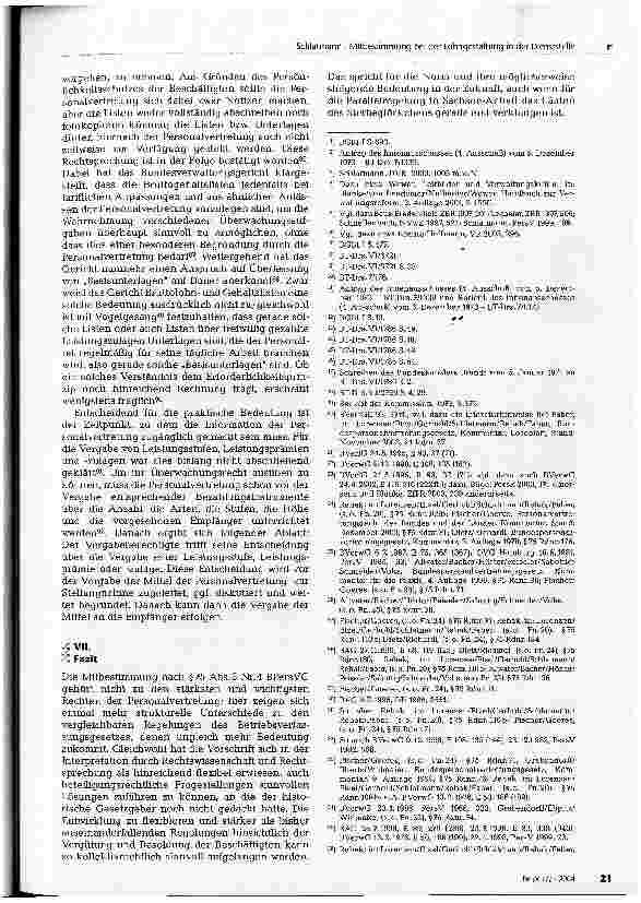 Vorschauseite 6: Mitbestimmung bei der Lohngestaltung in der Dienststelle