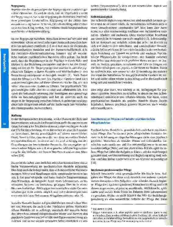 Vorschauseite 4: Annäherung an Wesen und Inhalte pflegerischer Handlungsprozesse in der Psychiatrie Zur Strukturierung, Reflexion und Darstellung psychiatrischer Pflege