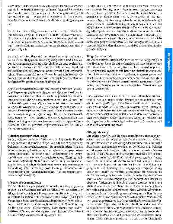 Vorschauseite 5: Annäherung an Wesen und Inhalte pflegerischer Handlungsprozesse in der Psychiatrie Zur Strukturierung, Reflexion und Darstellung psychiatrischer Pflege