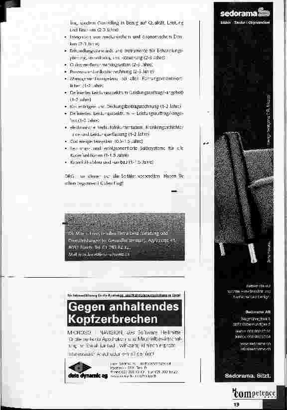 Vorschauseite 3: Spitäler, bereitet Euch jetzt vor!