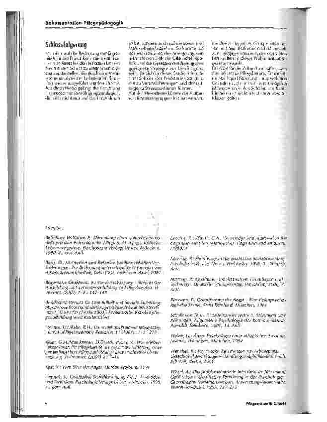 Vorschauseite 5: Konsequenzen aus der Novellierung des Krankenpflegegesetzes aus der Sicht betroffener Lehrkräfte