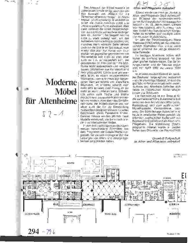 Vorschauseite 1: Moderne Möbel für Altenheime