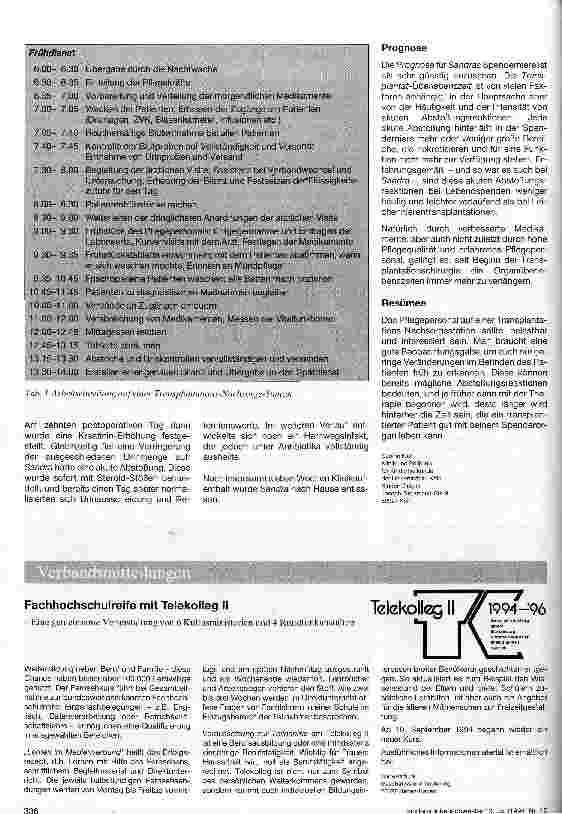 Vorschauseite 3: Die Pflege des nierentransplantierten Kindes