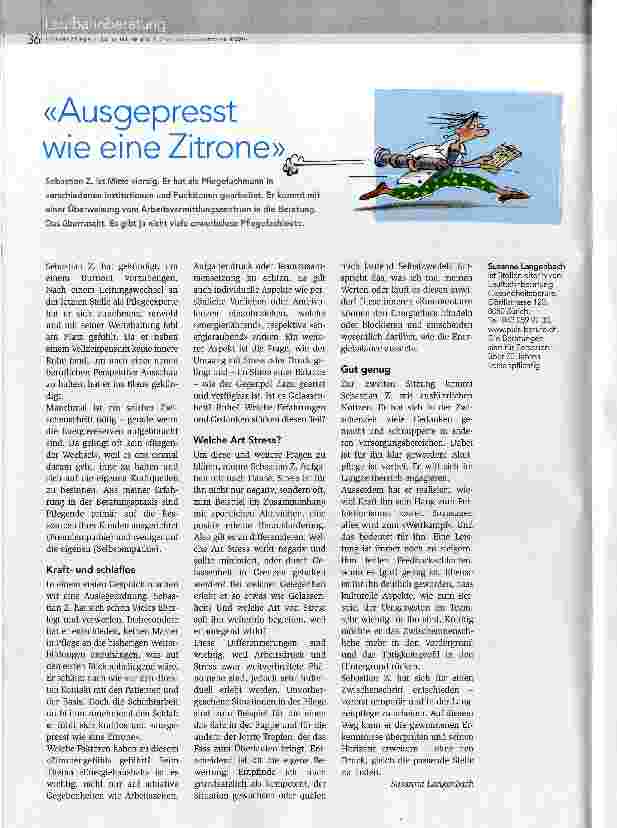 Vorschauseite 1: Ausgepresst wie eine Zitrone