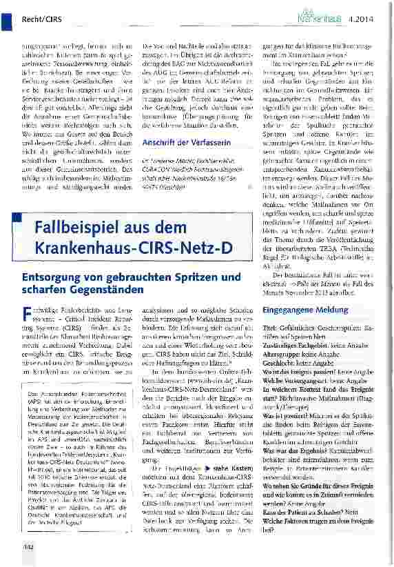 Vorschauseite 3: Offene Fragen bei der Personalgestellung im Krankenhaus