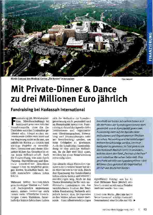 Vorschauseite 1: Mit Private-Dinner & Dance zu drei Millionen Euro jährlich