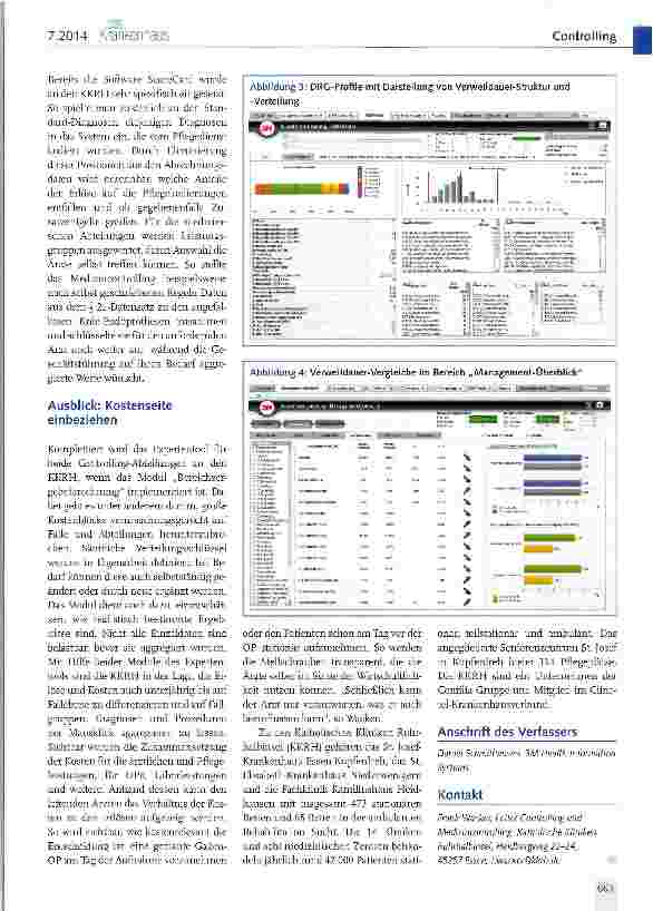 Vorschauseite 3: Medizincontrolling und Controlling an den KKRH in Essen
