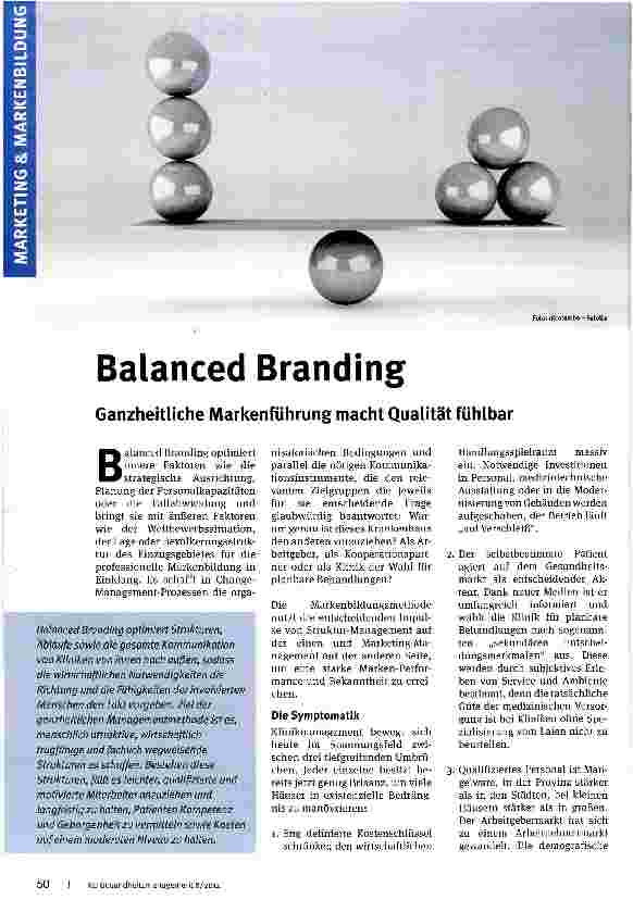 Vorschauseite 1: Balanced Branding