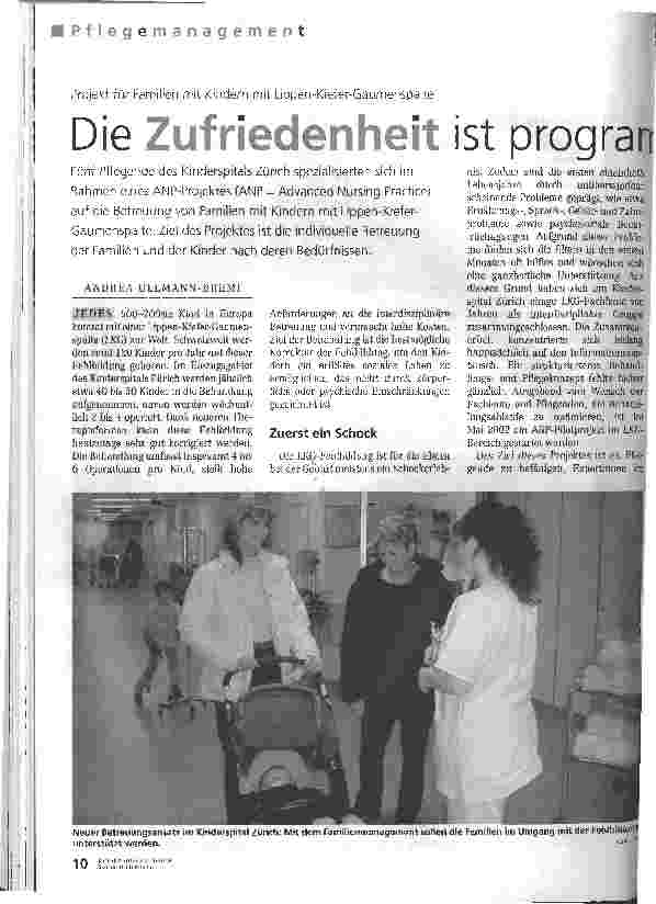 Vorschauseite 1: Die Zufriedenheit ist programmiert