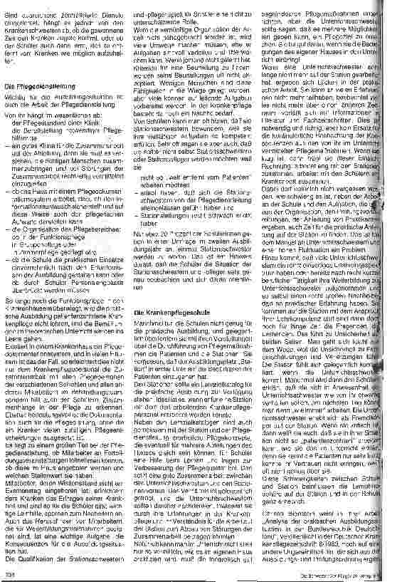 Vorschauseite 2: Einflußfaktoren beim Lernen in praktischen Ausbildungsbereichen in der Krankenund Kinderkrankenpflege