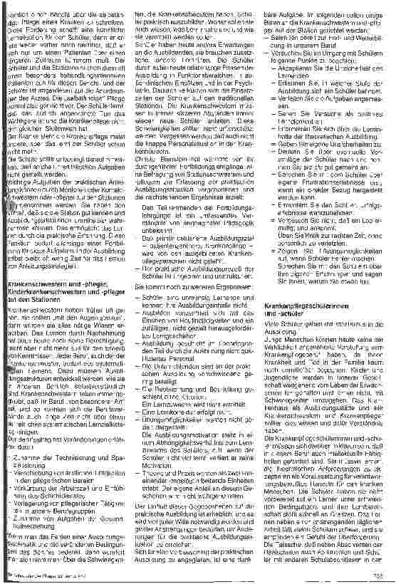 Vorschauseite 4: Einflußfaktoren beim Lernen in praktischen Ausbildungsbereichen in der Krankenund Kinderkrankenpflege