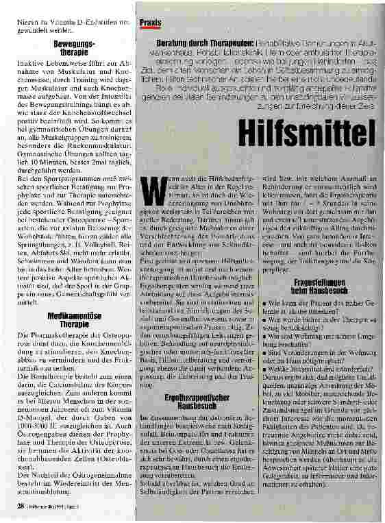 Vorschauseite 3: Osteoporose Die häufigste Skeletterkrankung