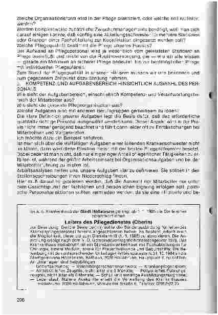 Vorschauseite 2: Dienstpostenplanung