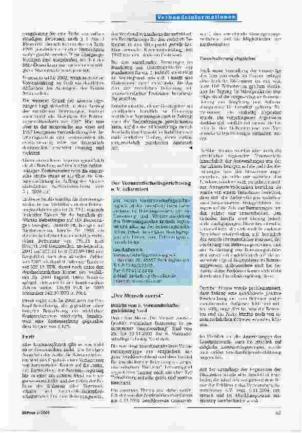 Vorschauseite 3: BetreuungskostenExplosion oder normale Kostenentwicklung