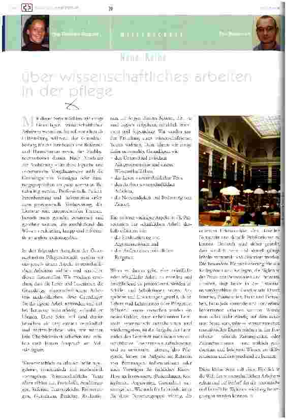 Vorschauseite 1: Über wissenschaftliches Arbeiten in der Pflege