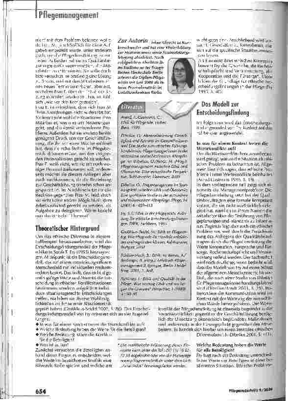 Vorschauseite 2: Vier Fragen für eine Lösung