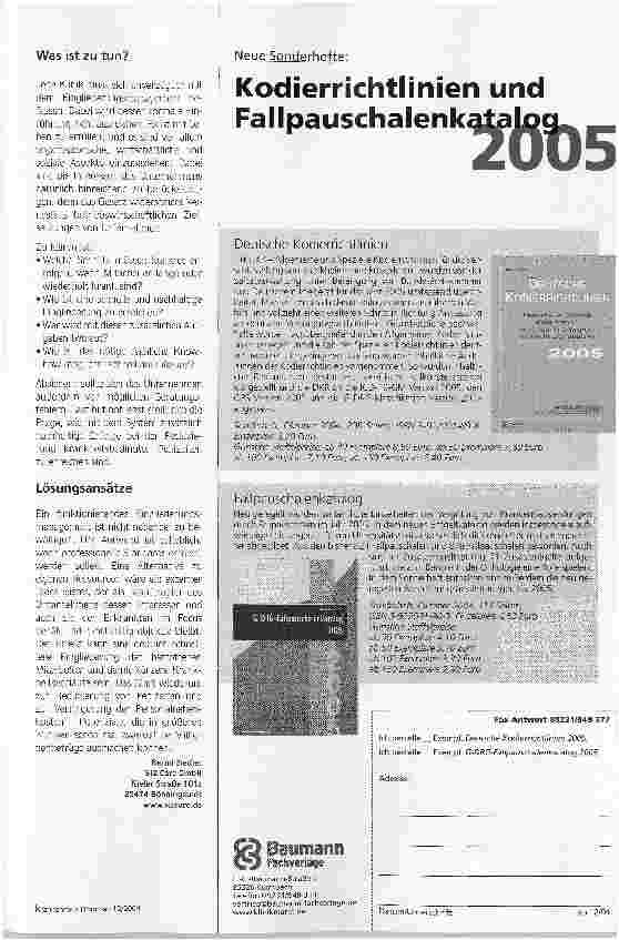 Vorschauseite 2: Bevor Klagen kommen. Betriebliches Eingliederungsmanagement: auch Krankenhäuser sind in der Pflicht!