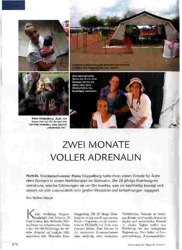 Vorschauseite 1: ZWEI MONATE VOLLER ADRENALIN