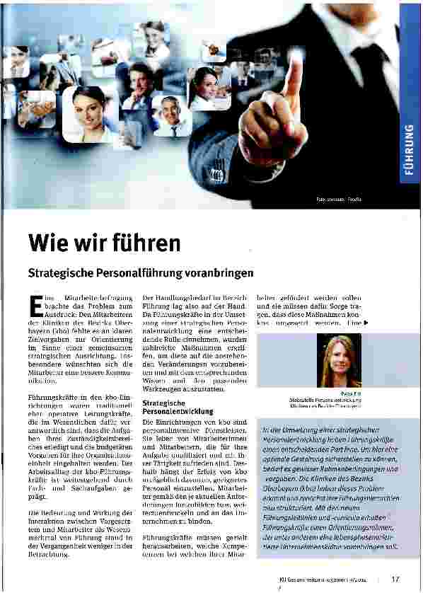 Vorschauseite 1: Wie wir führen
